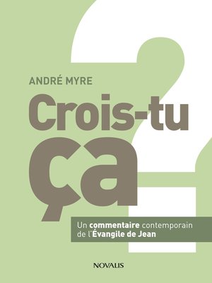 cover image of Crois-tu ça ?